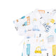 Vehicles & Buildings Cotton Kimono Style Onesie