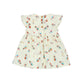 Bunnies In Hot Air Balloon Baby Doll Dress (Beige)