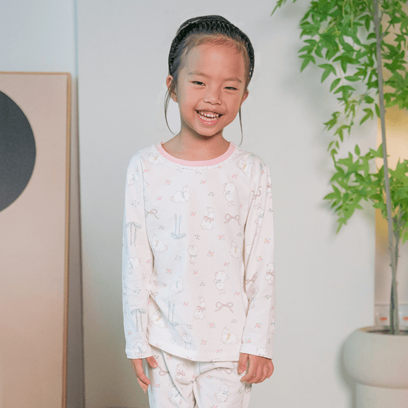 Bunny Ribbon Soft Cotton Pyjamas