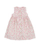 Button Down Ditsy Fleur Girl Dress - (White)
