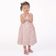 Button Down Ditsy Fleur Girl Dress - (White)