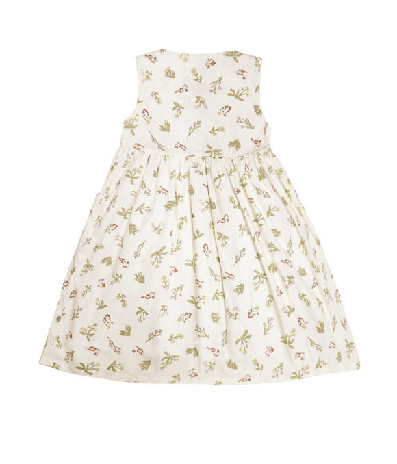 Button Down Magical Bunny Dress (Beige)