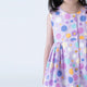 Button Down Maru Maru Girl Dress - (Purple)