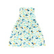 Button Down Shark & Fishes Girl Dress - (White)
