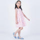 Button Down Unicorn & Lollipop Girl Dress - (Pink)