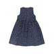 Button Down Sweet Roses Dress - (Navy)
