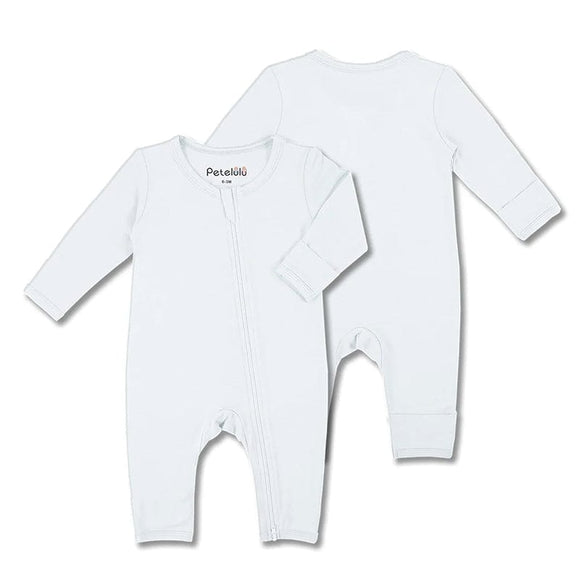 Bamboo Fibre Zip Through Long Onesie