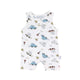 Cars & Buildings Cotton Sleeveless Onesie