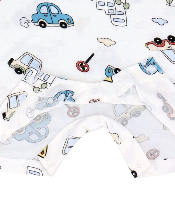 Cars & Buildings Cotton Sleeveless Onesie