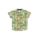 Mandarin Collar Boy Shirt - Cheetah