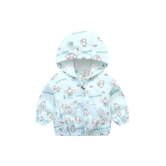 Cinnamon Puppy Jacket (Light Blue)