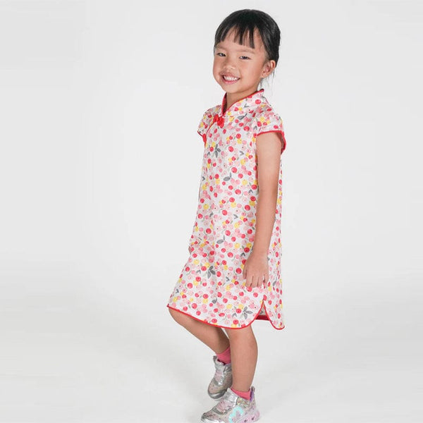Colourful Cherries Qipao