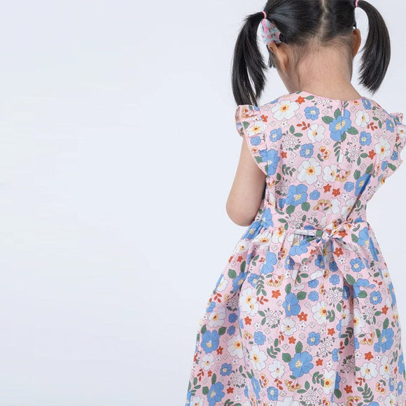 Colourful Festive Blooms Cheongsam Dress
