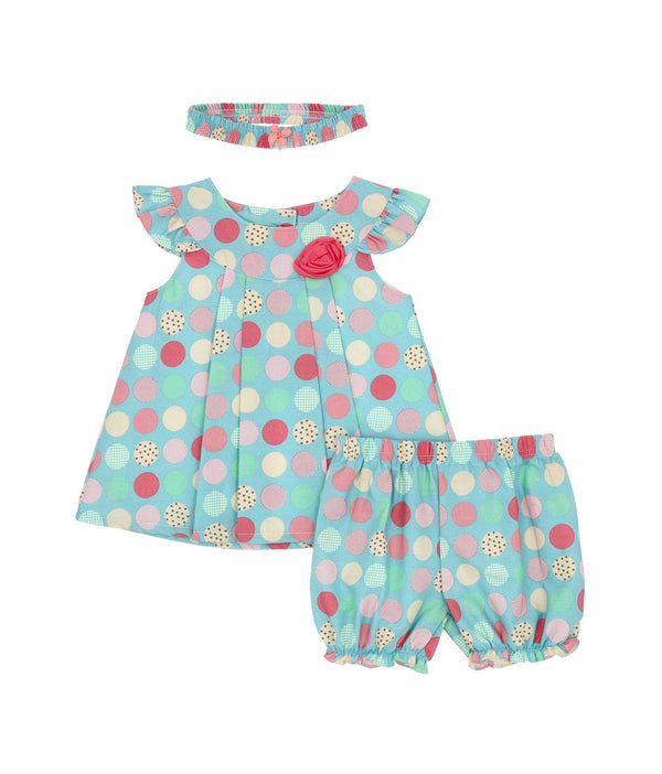 Colourful Maru Baby Girl 2pc Set - (Blue)