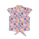 Colourful Sheep Knot Sleeveless Blouse