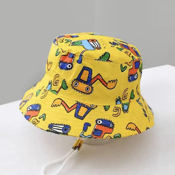 Construction Tractors Bucket Hat (2-5Y)