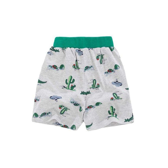 Crocodile In Desert Cotton Shorts