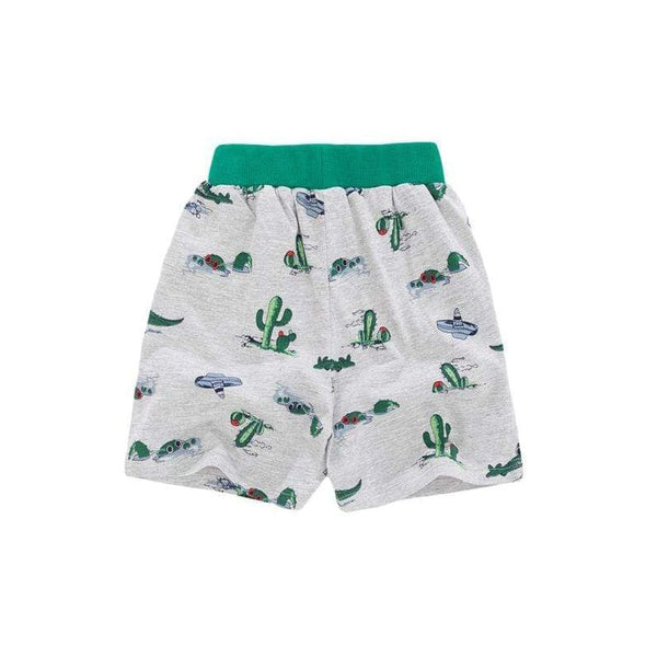 Crocodile In Desert Cotton Shorts