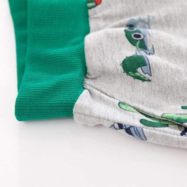 Crocodile In Desert Cotton Shorts