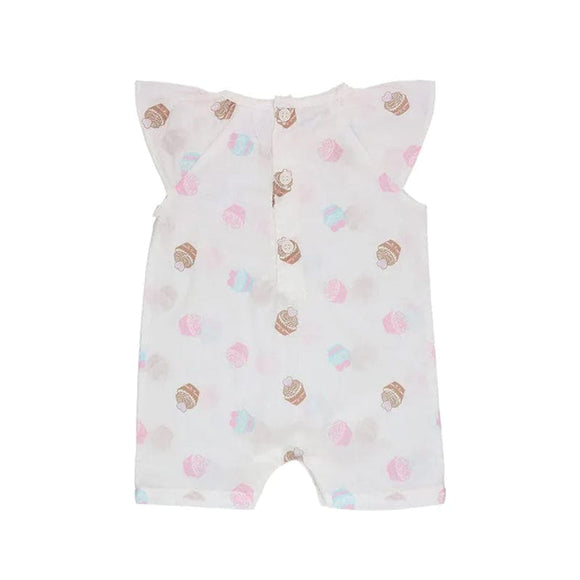 Cupcakes Baby Girl Muslin Cotton Onesie