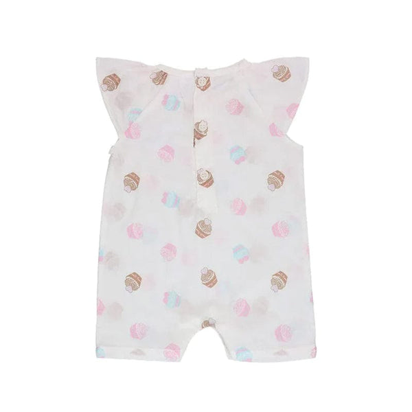 Cupcakes Baby Girl Muslin Cotton Onesie