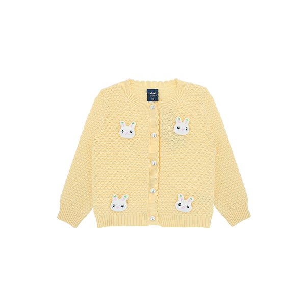 Cute Bunnies Cardigan (Yellow)