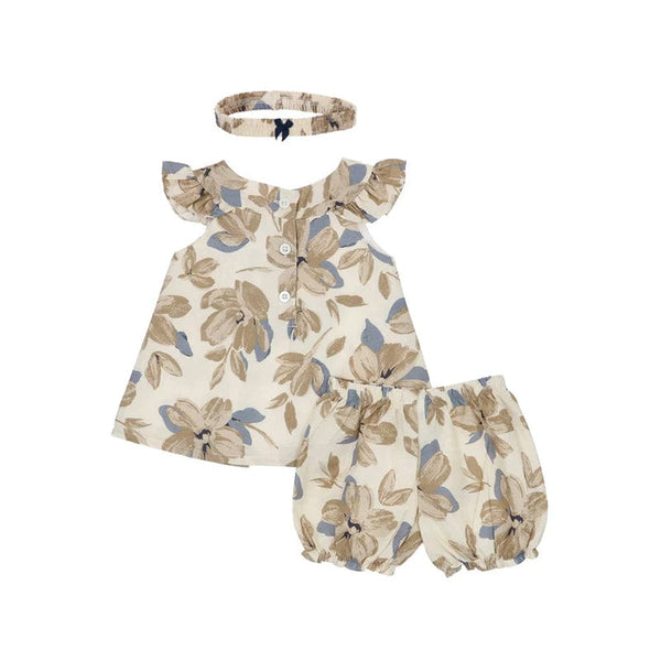 Daffodil 2pc Baby Girl 2pc Set - (Brown)