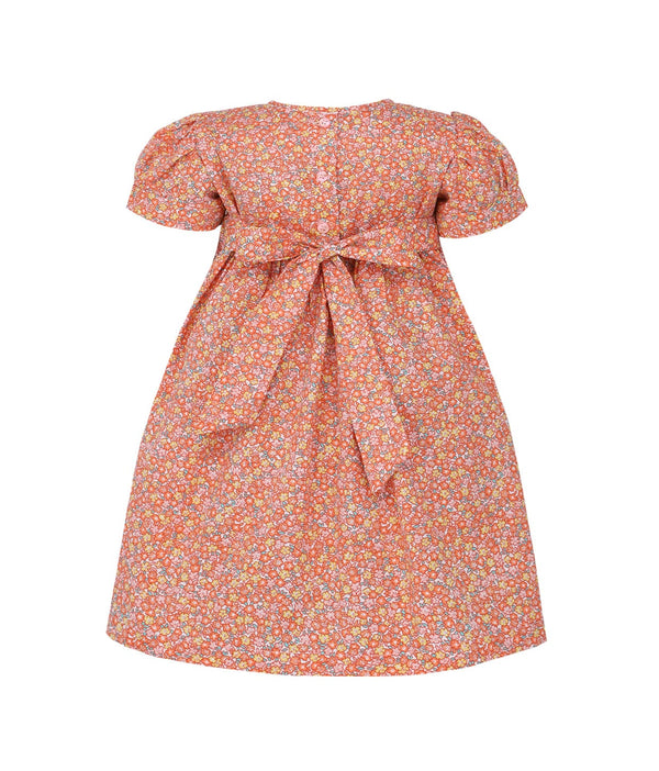 Delilah Flower Blooms Baby Girl Smocked Dress