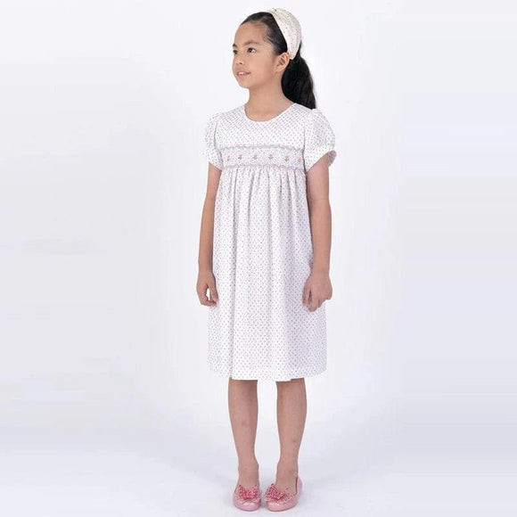 Desiree Petite Flowers Smocked Dress