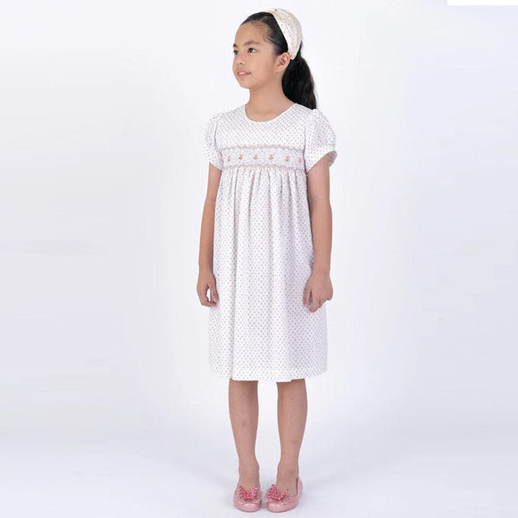 Desiree Petite Flowers Smocked Dress