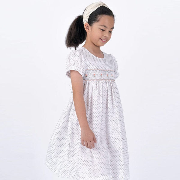 Desiree Petite Flowers Smocked Dress