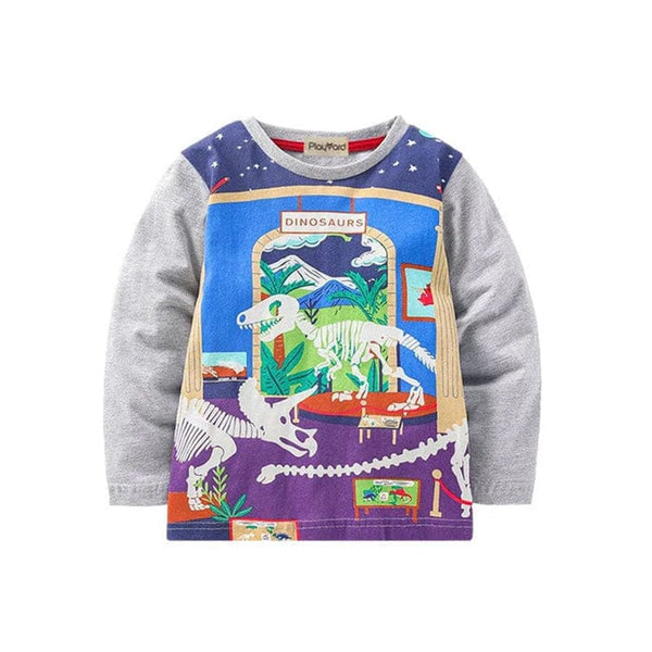 Dinosaur Museum Long Sleeve Tee