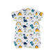 Dino & Rainbow Cotton Kimono Style Onesie
