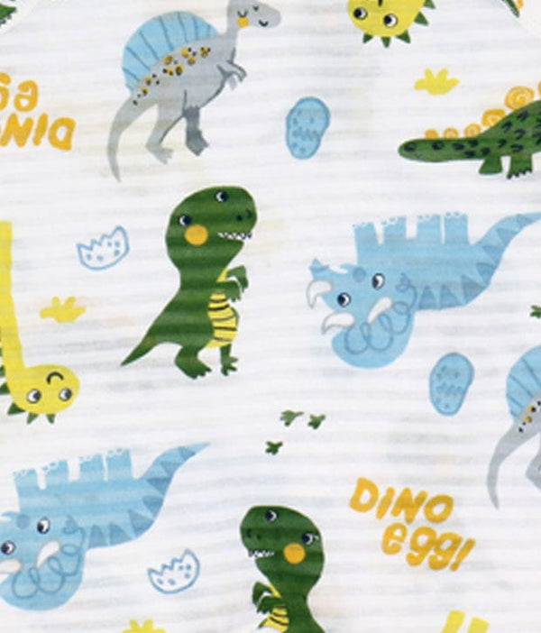 Dino Bamboo Sleeveless Cotton Onesie