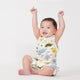 Dino Bamboo Sleeveless Cotton Onesie