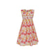 Dixie Flower Print Smocked Girl Dress