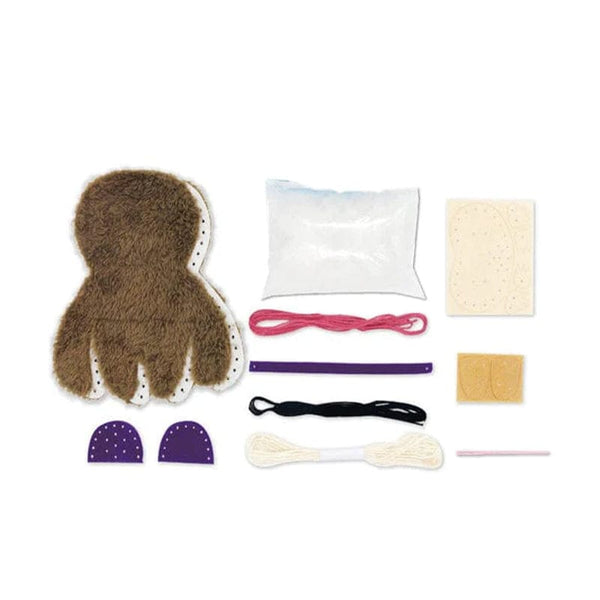 DIY Sewing Keychain (Sloth)