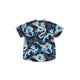 Mandarin Collar Boy Shirt - Celestial Prosperity Dragon (Blue)