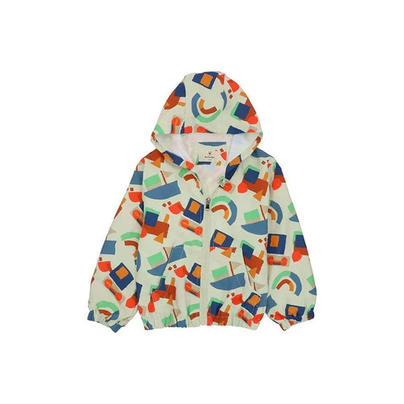 Excavator & Rainbow Jacket (Beige)