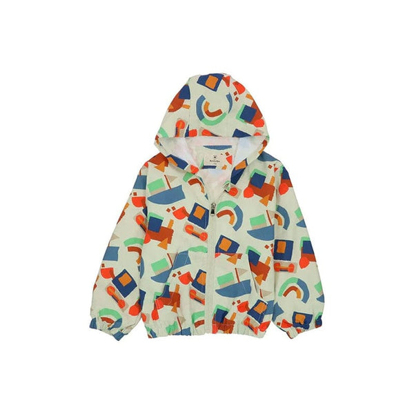 Excavator & Rainbow Jacket (Beige)