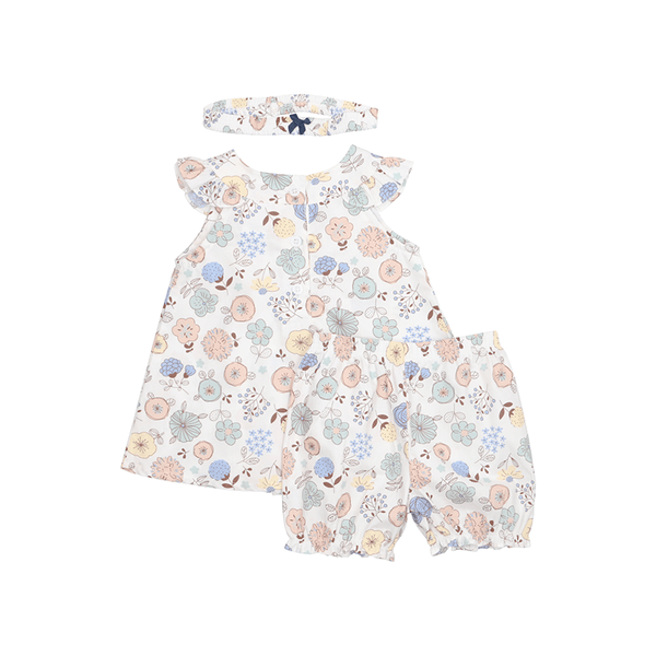 Exotic Fleurs Baby Girl 2pc Set - Green