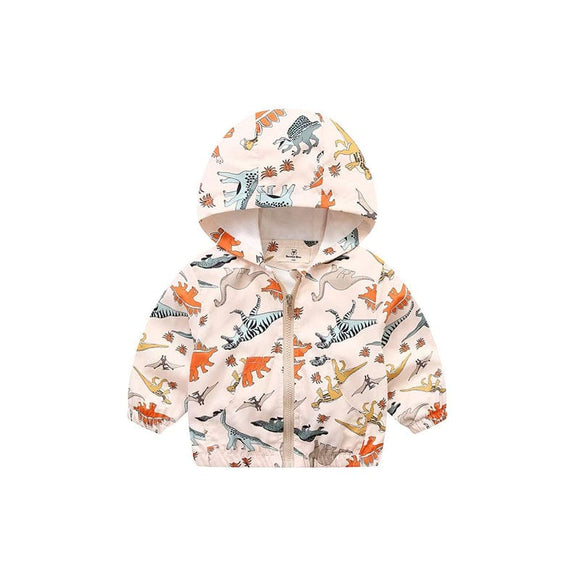 Fearsome Dinosaurs Jacket (Beige)