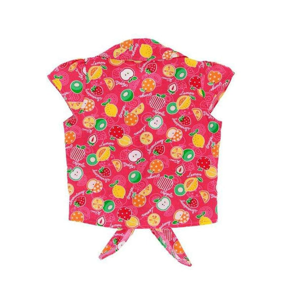 Feeling Fruity Knot Sleeveless Blouse