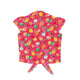 Feeling Fruity Knot Sleeveless Blouse
