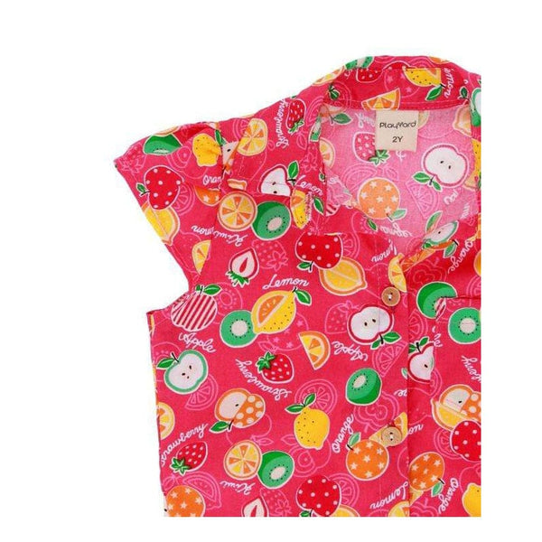 Feeling Fruity Knot Sleeveless Blouse
