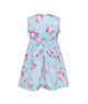 Festive Blooms CNY Baby Doll Dress - Light Blue