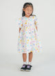 Flutter Sleeve Button Down Maru Maru Dress - (White)