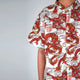 Mandarin Collar Boy Shirt - Fortune Dragon (White)