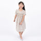 Gail Brown Flowers Smocked Dress