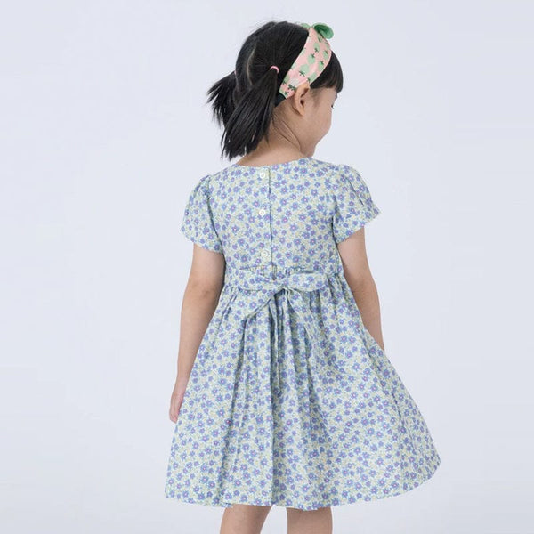 Georgia Purple Blooms Baby Doll Smocked Dress
